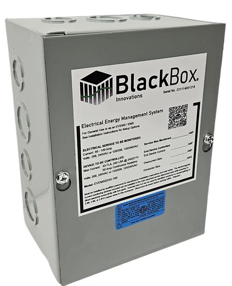 black box electrical generation|black box innovations evms.